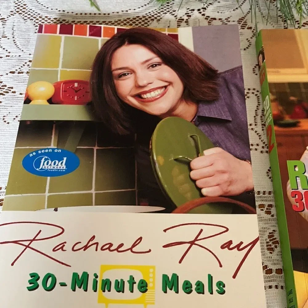 Two Rachel Ray 30-Minute Meals Cookbooks